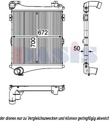 AKS DASIS 397018n -  Интеркулер
